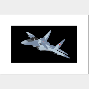 Russian Jet Fighter MiG-29 Posters and Art